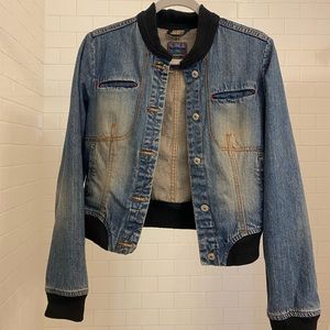 Vintage Marithe Francois Girbaud Crop Denim Jacket